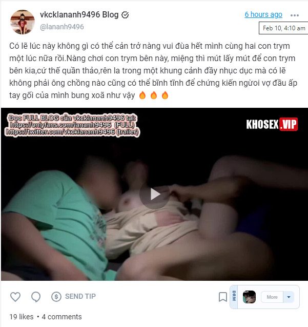 Clip sex vkcklananh9496 dừng xe bên đường và some cùng 2 anh đồng nghiệp rên la trong cơn nứng vô độ (Full Clip + Pic) - Hình 01